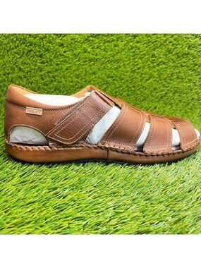 Pikolinos Tarifa Mens Size 12 Brown Beach Outdoor Casual Walk Fisherman Sandals